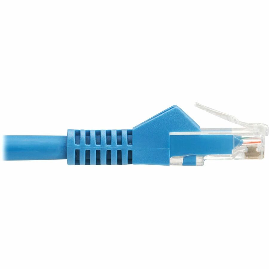 Tripp Lite by Eaton Cat6 Gigabit Snagless Molded UTP Ethernet Cable (RJ45 M/M), PoE, LSZH, Blue, 7 m N201L-07M-BL