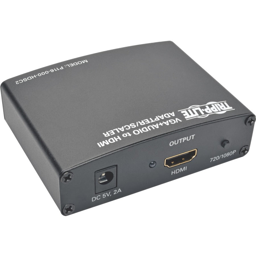 Tripp Lite Convertisseur adaptateur composant VGA vers HDMI avec audio stéréo RCA VGA vers HDMI 1080p P116-000-HDSC2