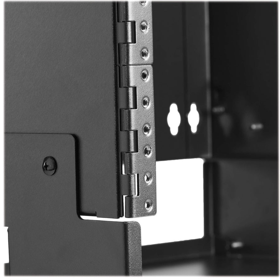 Tripp Lite by Eaton 12U Wall-Mount Bracket with Shelf for Small Switches and Patch Panels, Hinged SRWO12UBRKTSHEL