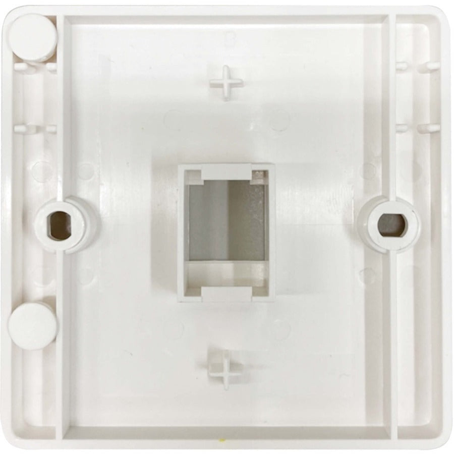 Tripp Lite by Eaton 1-Port French-Style Wall Plate, White, TAA N042F-W01