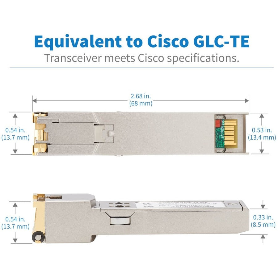 Tripp Lite by Eaton Cisco SFP (mini-GBIC) Module N286-01GLC-TE