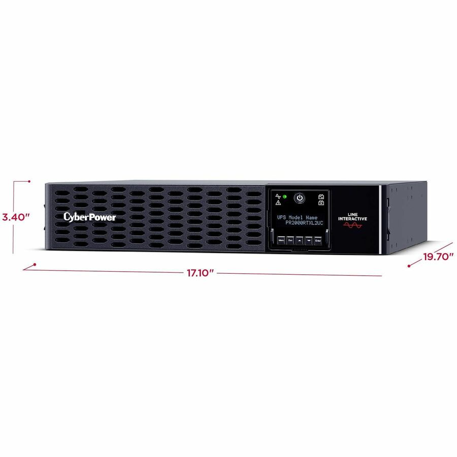 CyberPower Smart App Sinewave PR2200RTXL2UC 2200VA Rack/Tower UPS PR2200RTXL2UC