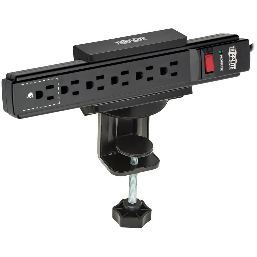 Tripp Lite by Eaton CLAMPUSBLK Clamp Mount for Power Strip, Surge Protector - Black CLAMPUSBLK