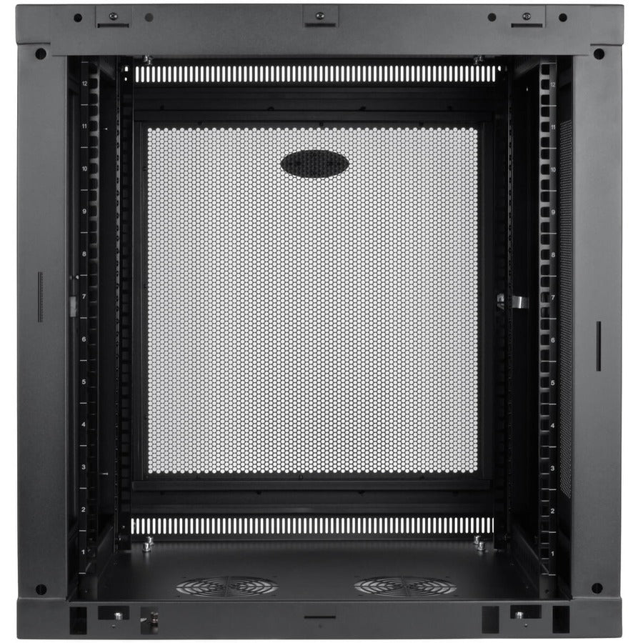 Tripp Lite by Eaton SmartRack 12U Low-Profile Switch-Depth-Plus Wall-Mount Rack Enclosure Cabinet SRW12UDP