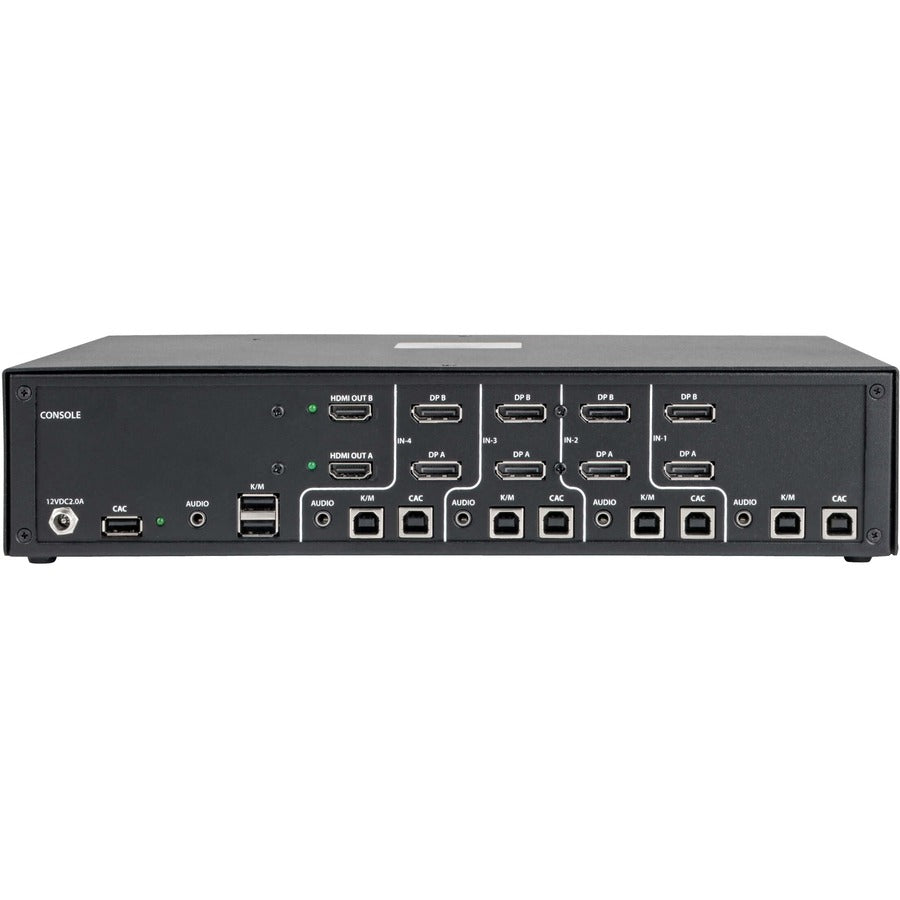 Tripp Lite by Eaton B002-HD2AC4 Secure 4-Port NIAP PP3.0-Certified HDMI-to-DisplayPort KVM Switch B002-HD2AC4