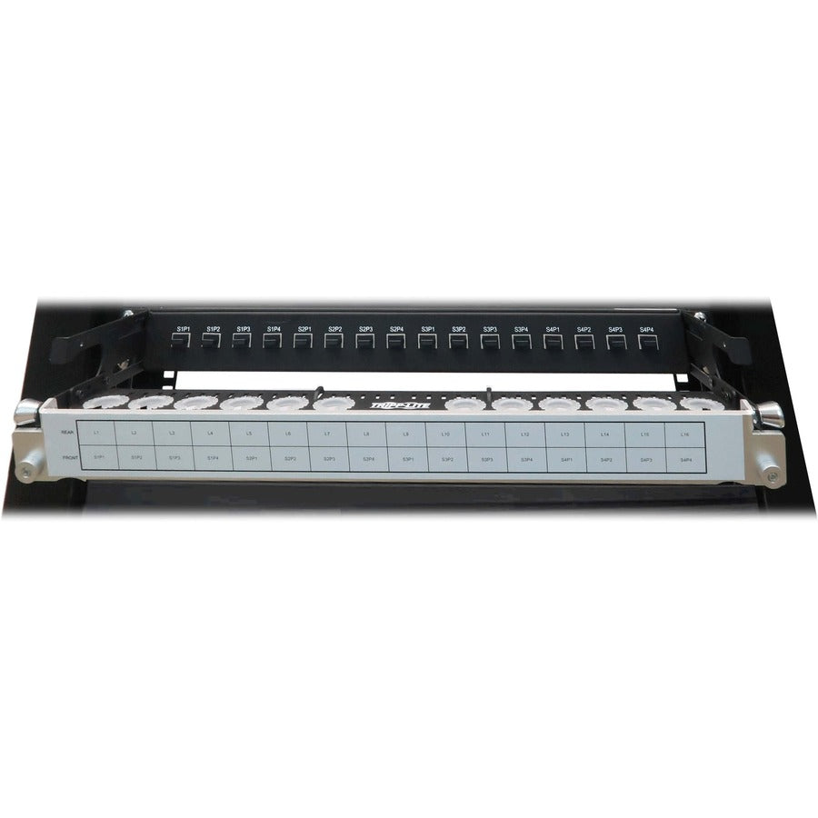 Tripp Lite by Eaton N48LSM-16X16 Spine-Leaf MPO Panel, 16 x 16 Ports, 1U N48LSM-16X16