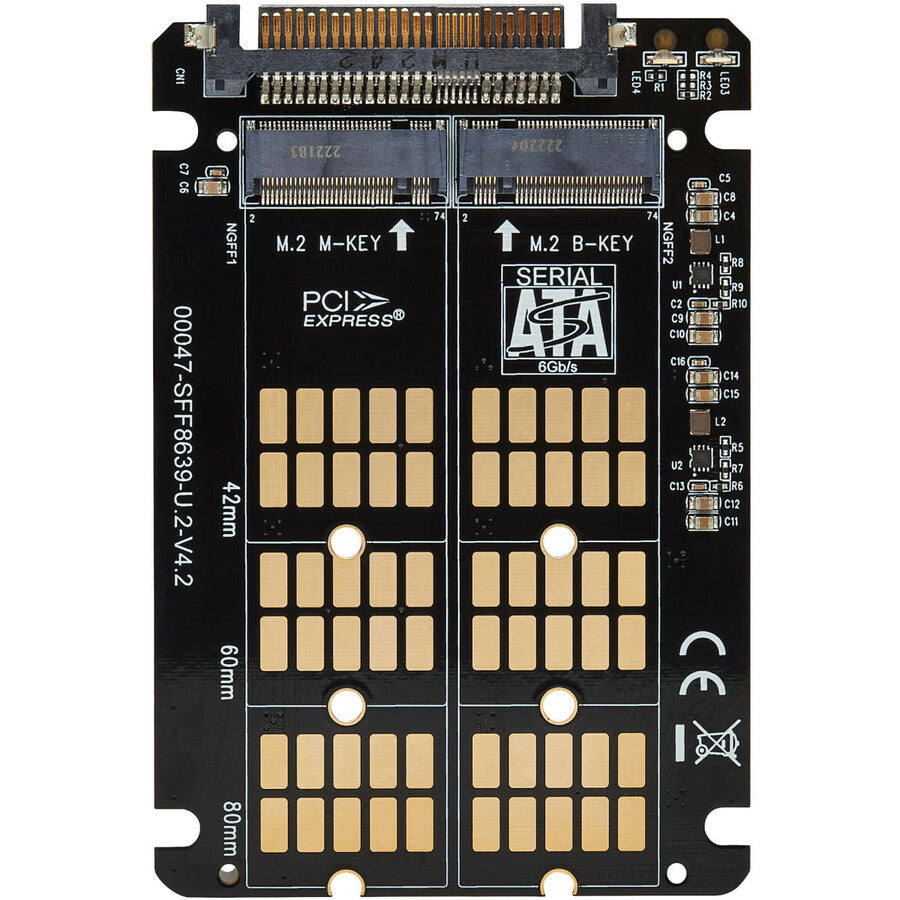 Tripp Lite by Eaton U.2 to M.2 Adapter for M.2 PCIe NVMe SSD, SFF-8639 P970-U2M2