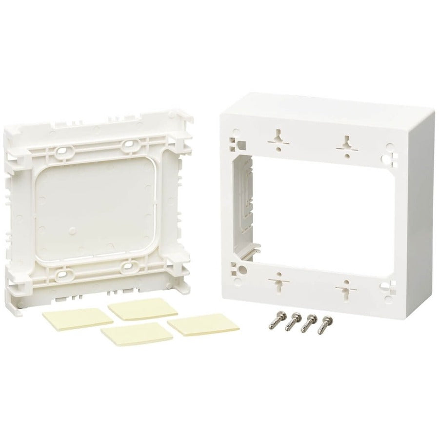 Tripp Lite by Eaton N080-SMB2-WH Mounting Box - White - TAA Compliant N080-SMB2-WH