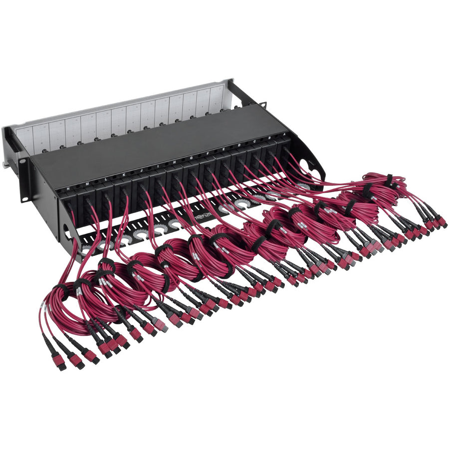 Tripp Lite by Eaton N48K-42M8L168-B 50/125 Breakout Fiber Patch Panel N48K-42M8L168-B