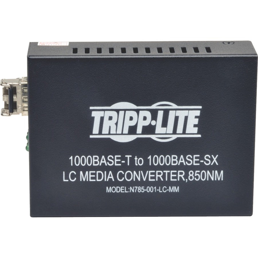 Tripp Lite by Eaton 10/100/1000 LC Multimode Media Converter, 550M, 850nm N785-001-LC-MM