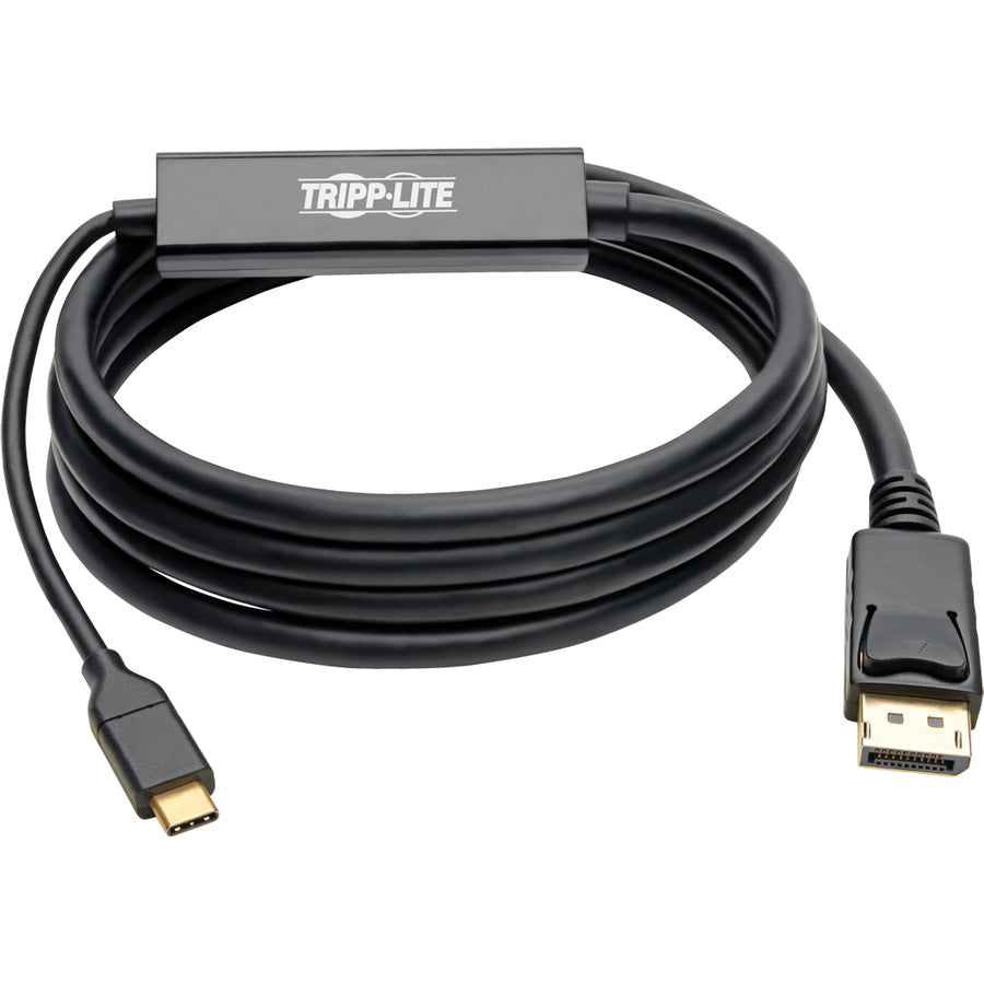 Tripp Lite by Eaton USB-C to DisplayPort Cable, 4K @ 60Hz, Thunderbolt 3, 6 ft. U444-006-DP