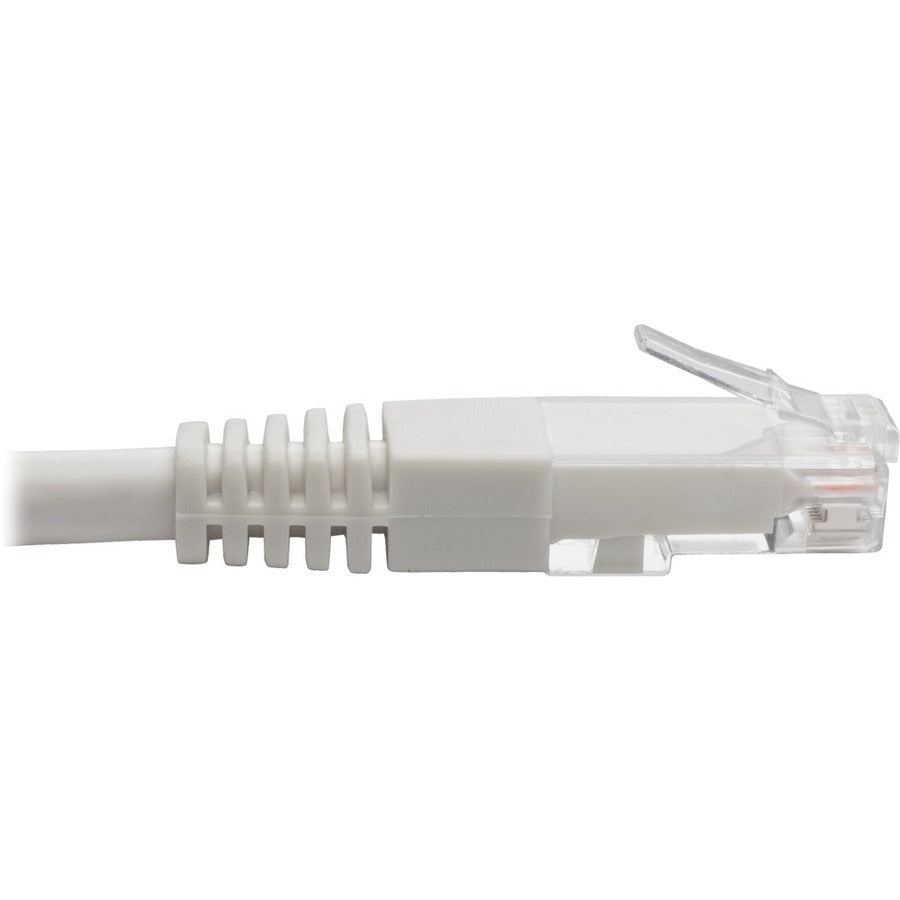 Tripp Lite by Eaton Câble de brassage moulé Gigabit Cat6 (RJ45 M/M), blanc, 15 pieds N200-015-WH