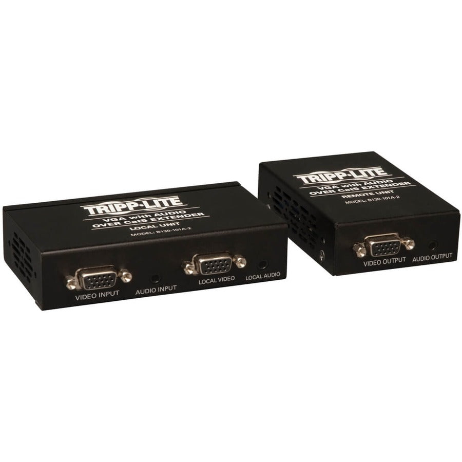 Tripp Lite by Eaton VGA + Kit d'extension audio sur Cat5 (émetteur + récepteur) B130-101A-2