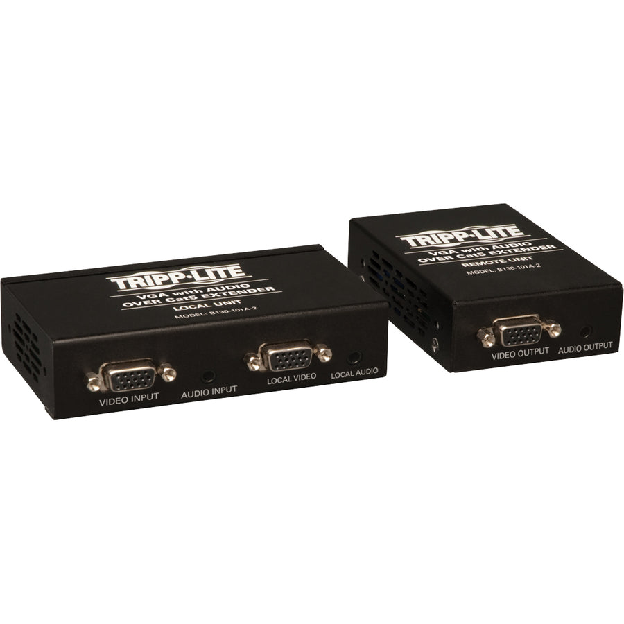 Tripp Lite by Eaton VGA + Kit d'extension audio sur Cat5 (émetteur + récepteur) B130-101A-2