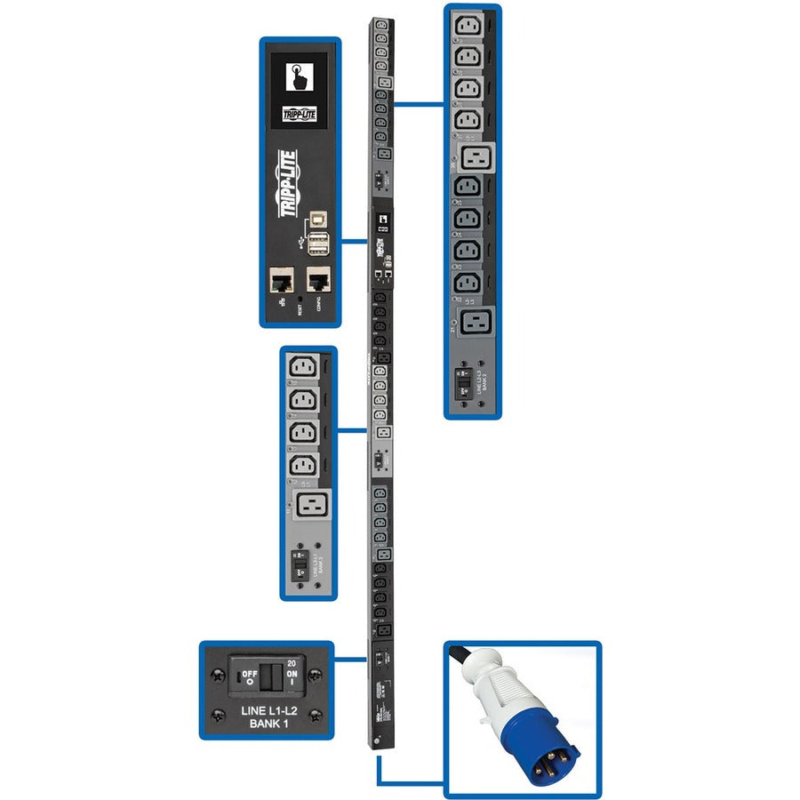 Tripp Lite par Eaton PDU3EVSR6G60 PDU 30 prises PDU3EVSR6G60