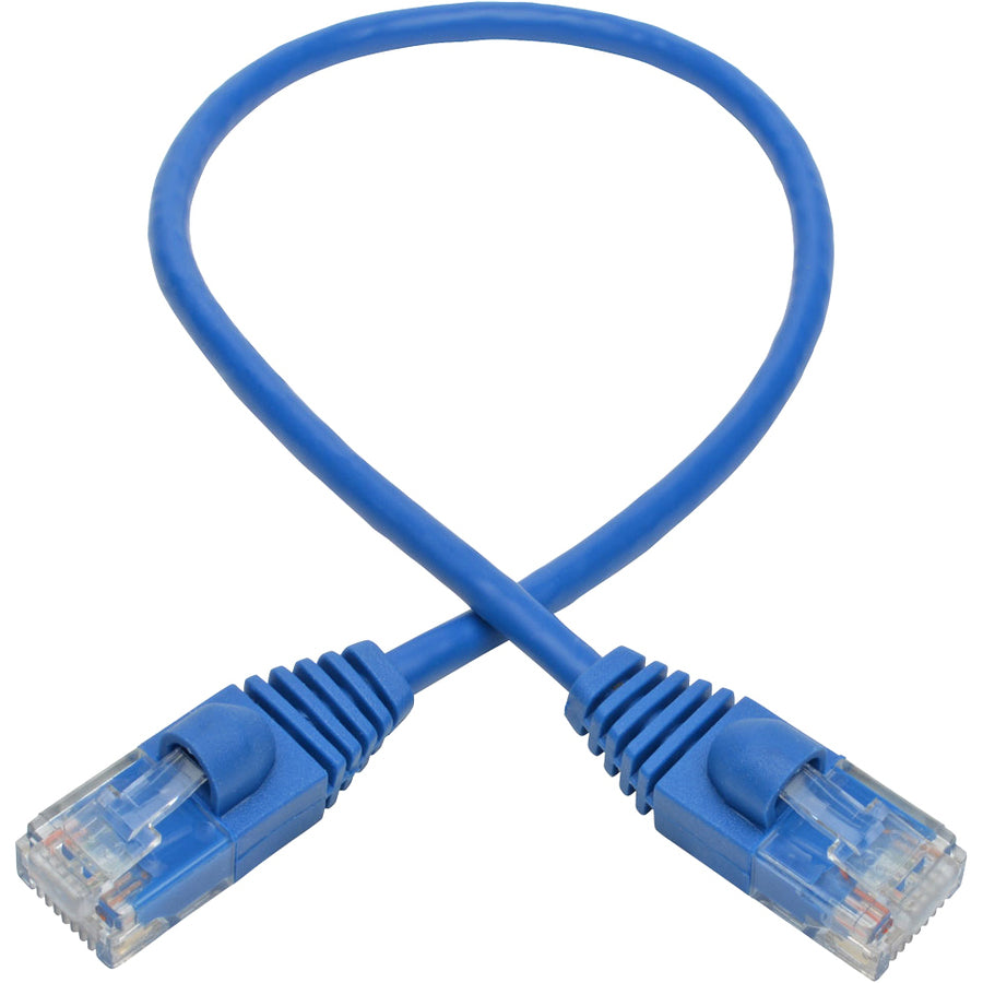 Tripp Lite by Eaton Gigabit N261-S01-BL Cat.6a UTP Patch Network Cable N261-S01-BL