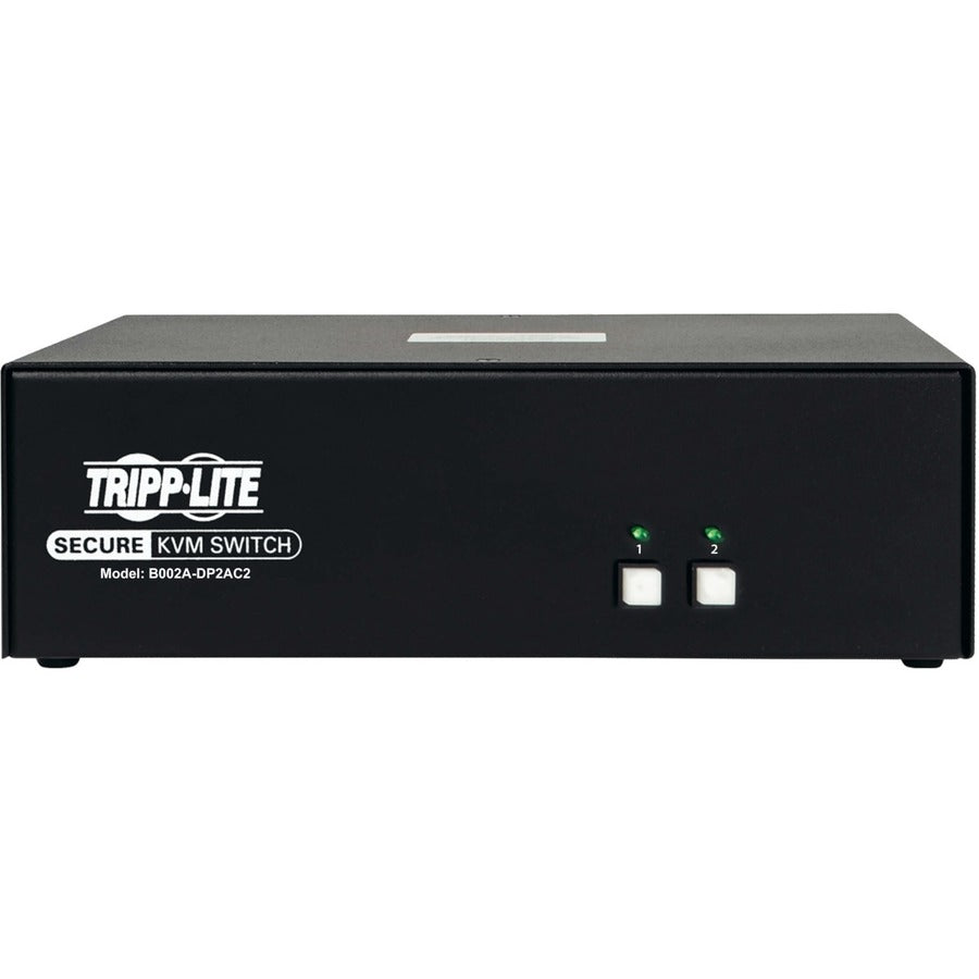 Tripp Lite par Eaton B002A-DP2AC2 Commutateur KVM DisplayPort 2 ports certifié NIAP PP3.0 B002A-DP2AC2