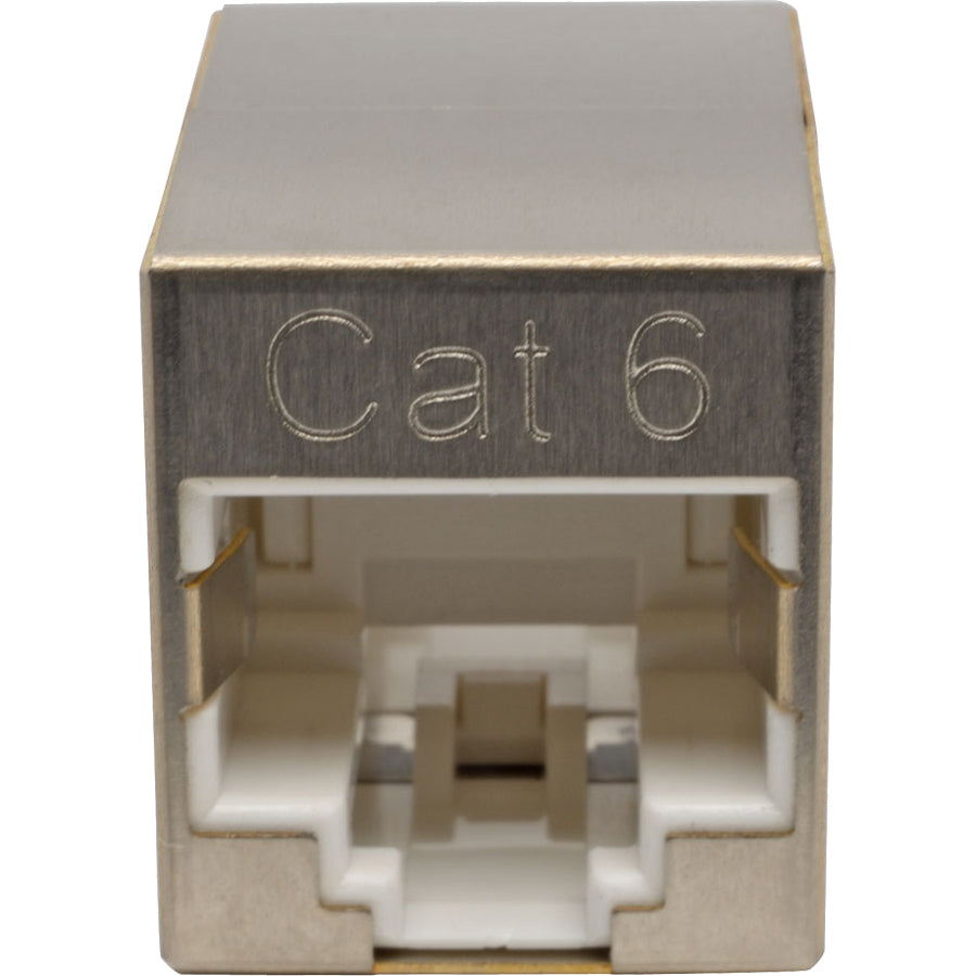 Coupleur en ligne compact blindé modulaire direct Tripp Lite by Eaton Cat6 (RJ45 F/F), TAA N234-001-SH