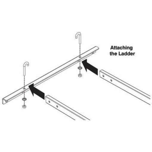 Tripp Lite by Eaton SRLADDERATTACH Support de montage pour échelle à câbles - Noir SRLADDERATTACH