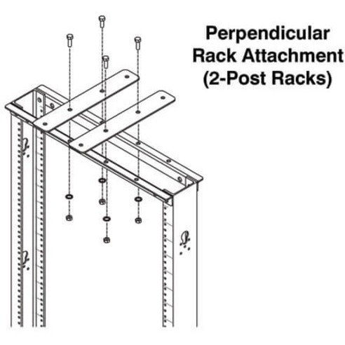 Tripp Lite by Eaton SRLADDERATTACH Support de montage pour échelle à câbles - Noir SRLADDERATTACH