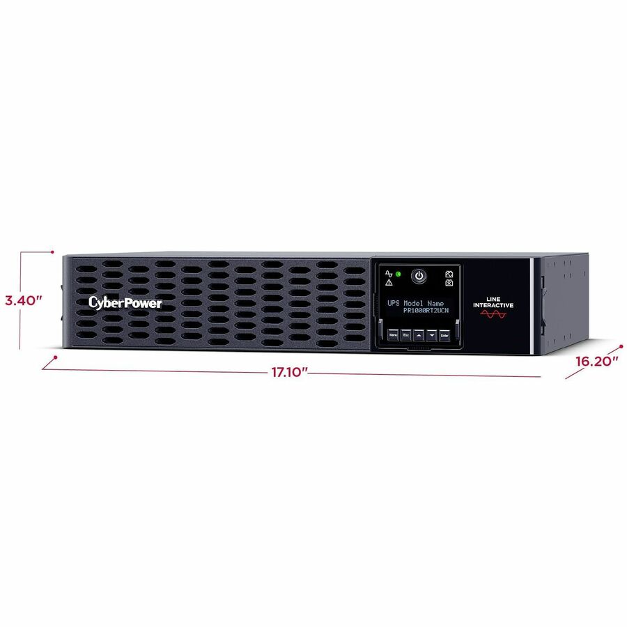 CyberPower Smart App Sinewave PR1000RT2UCN 1000VA Rack/Tower UPS PR1000RT2UCN