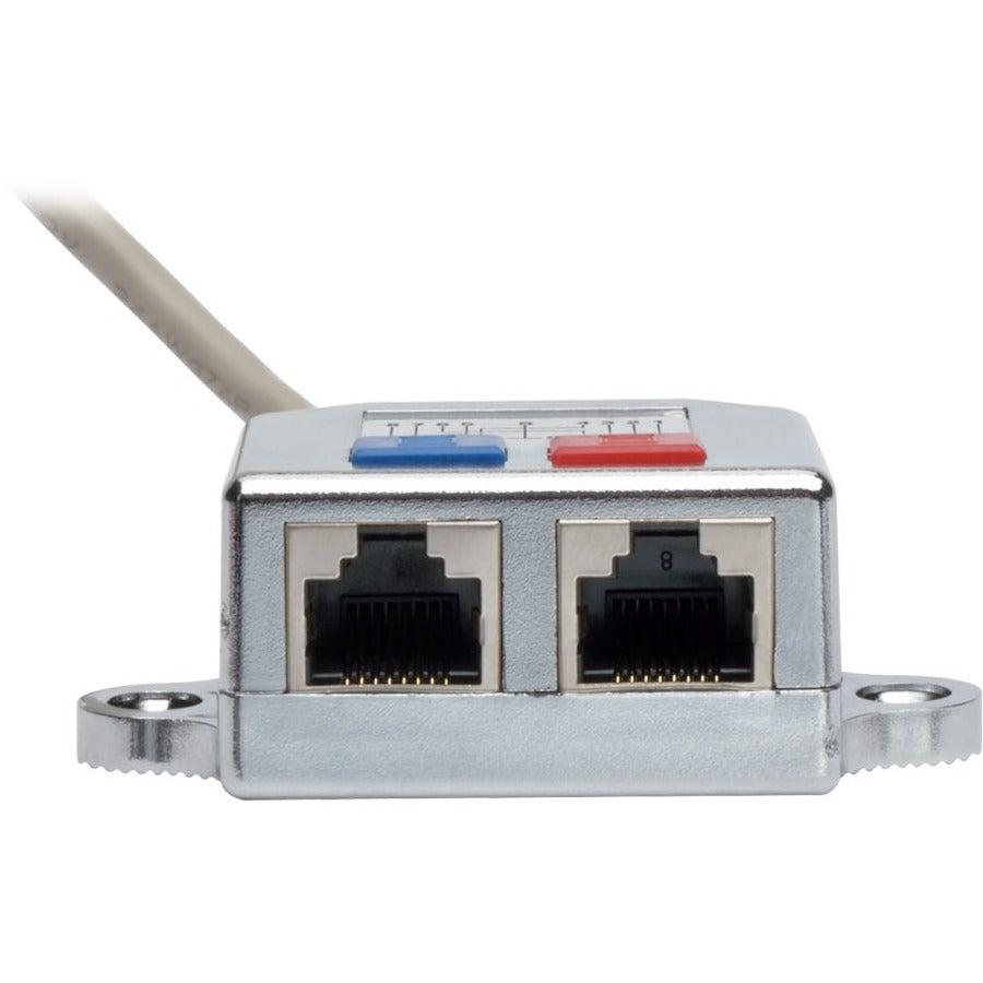 Tripp Lite by Eaton Câble adaptateur répartiteur RJ45 2 vers 1, Ethernet 10/100 Cat5/Cat5e (M/2xF), 0,5 pi N035-001