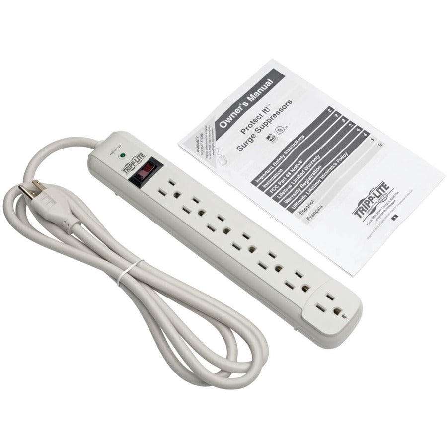 Tripp Lite by Eaton Protect It! STRIKER 7-Outlet Surge Suppressor STRIKER