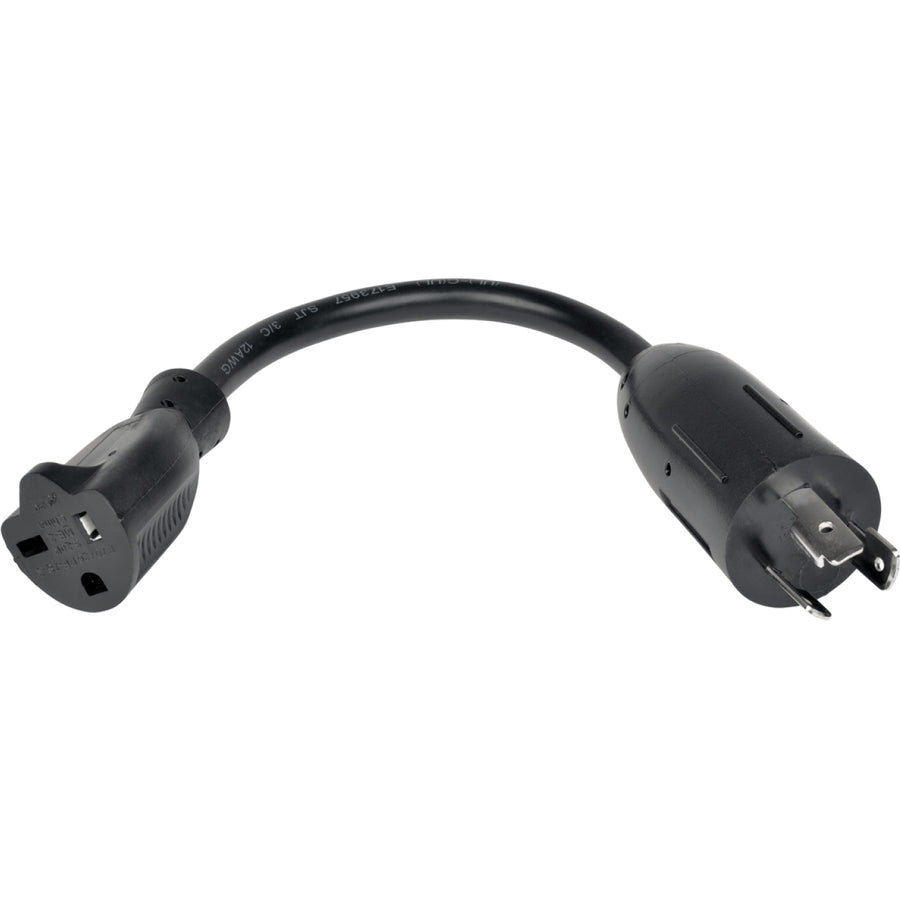 Tripp Lite 6in Power Cord Adapter Cable L5-20P to 5-20R Heavy Duty 20A 12AWG 6" P046-06N