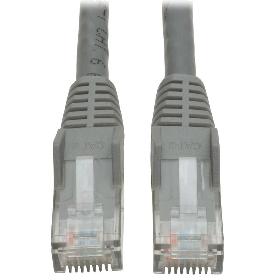 Tripp Lite par Eaton 35 pieds. Cordon de raccordement Gigabit gris Cat6 moulé sans accroc N201-035-GY