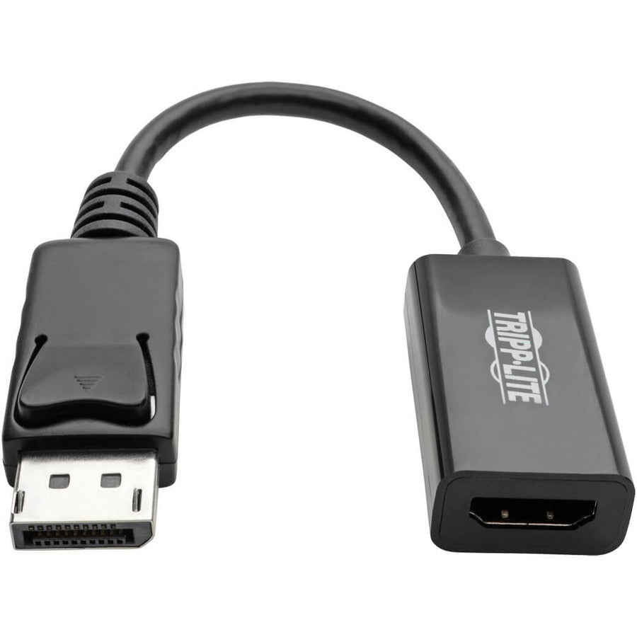 Tripp Lite by Eaton DisplayPort to HDMI 2.0 Adapter-M/F, Latching Connector, 4K@60 Hz, 6 in., Black P136-06N-H2V2LB