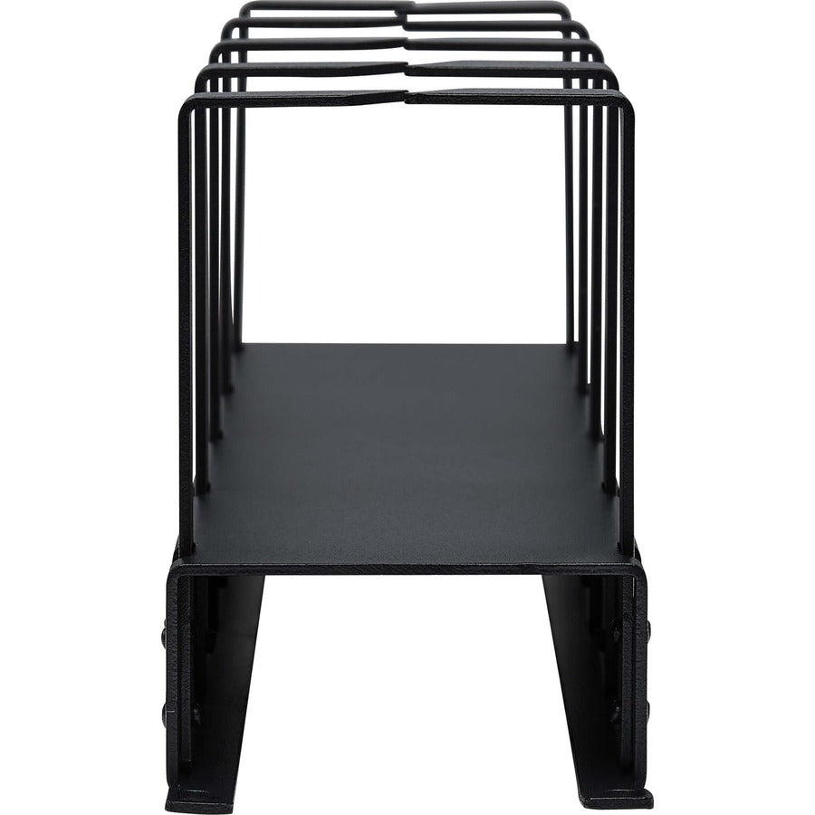 Gestionnaire de câbles horizontal Tripp Lite by Eaton - Anneaux métalliques, Noir, 2U SRCABLERING2UHD