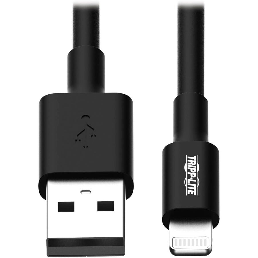 Tripp Lite 10ft Lightning USB/Sync Charge Cable for Apple Iphone / Ipad Black 10' M100-010-BK