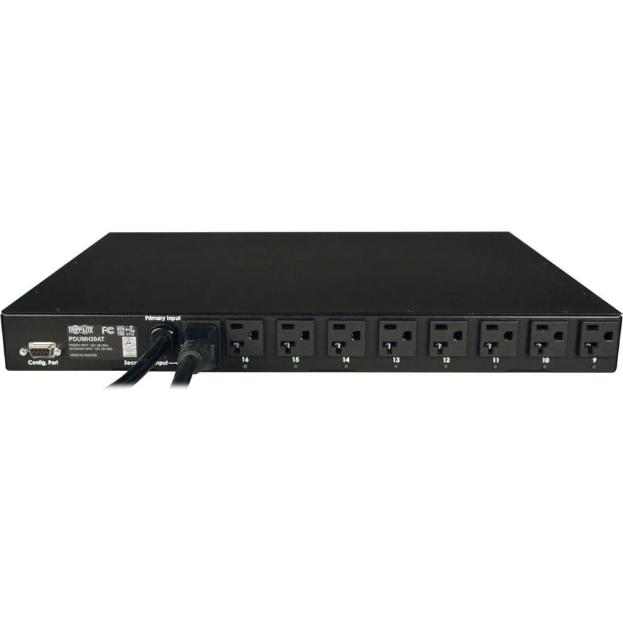 Tripp Lite PDUMH20AT PDU Metered ATS 120V 20A 16 Outlet PDUMH20AT