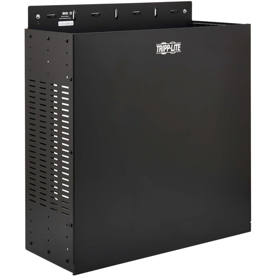 Tripp Lite by Eaton SRWO4UBRKT 2U Low-Profile Vertical-Mount Vented Wall- Mount Mini Rack Enclosure SRWO4UBRKT