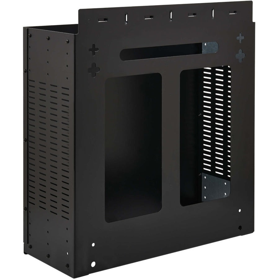 Tripp Lite by Eaton SRWO4UBRKT 2U Low-Profile Vertical-Mount Vented Wall- Mount Mini Rack Enclosure SRWO4UBRKT