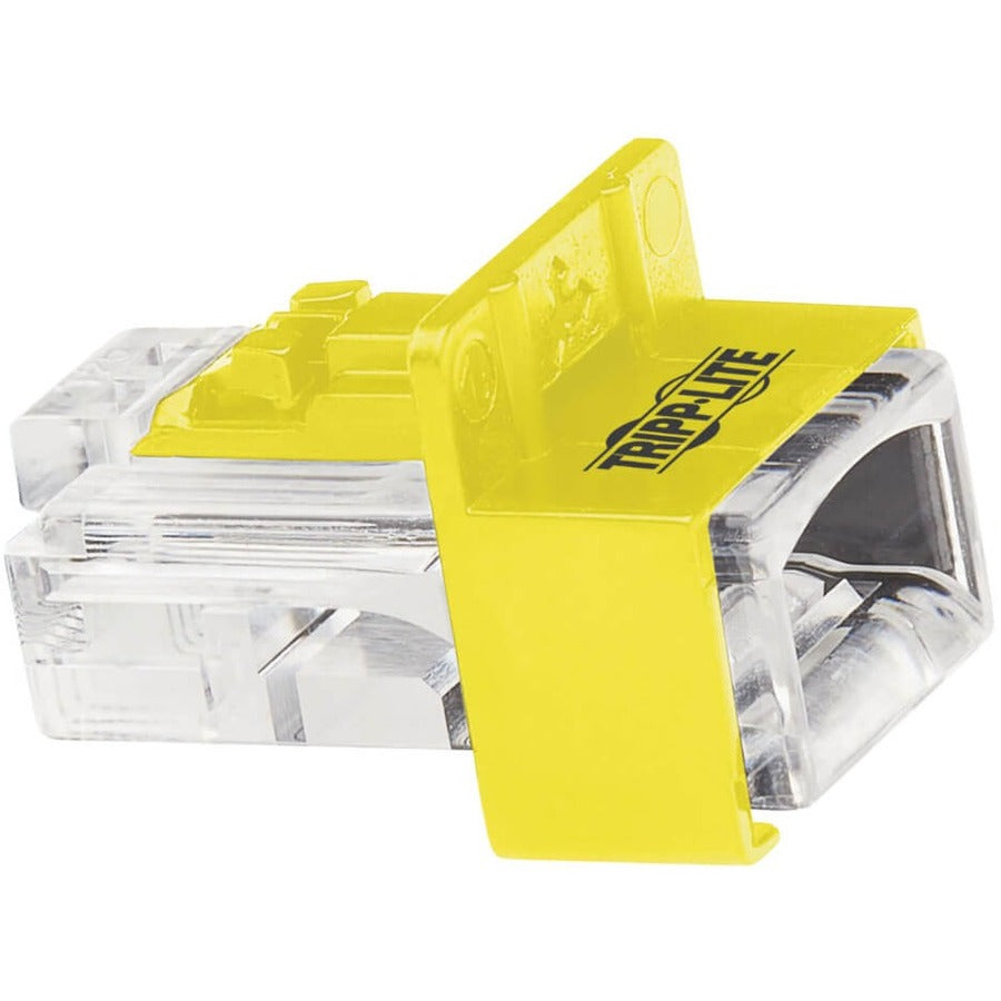 Tripp Lite by Eaton Inserts de verrouillage universels RJ45, jaune, paquet de 10 N2LPLUG-010-YW