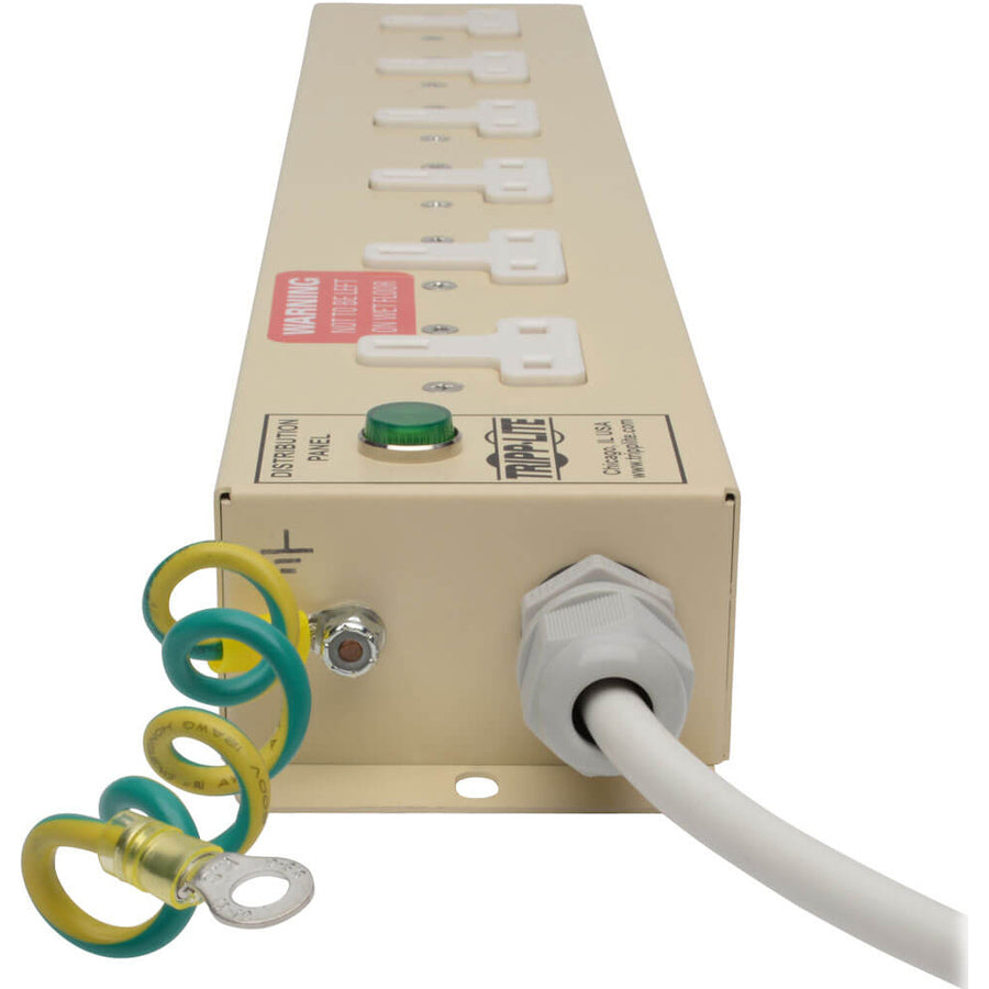 Tripp Lite Safe-IT UK BS-1363 Medical-Grade Power Strip with 6 UK Outlets, 3m Cord PS610HGUK