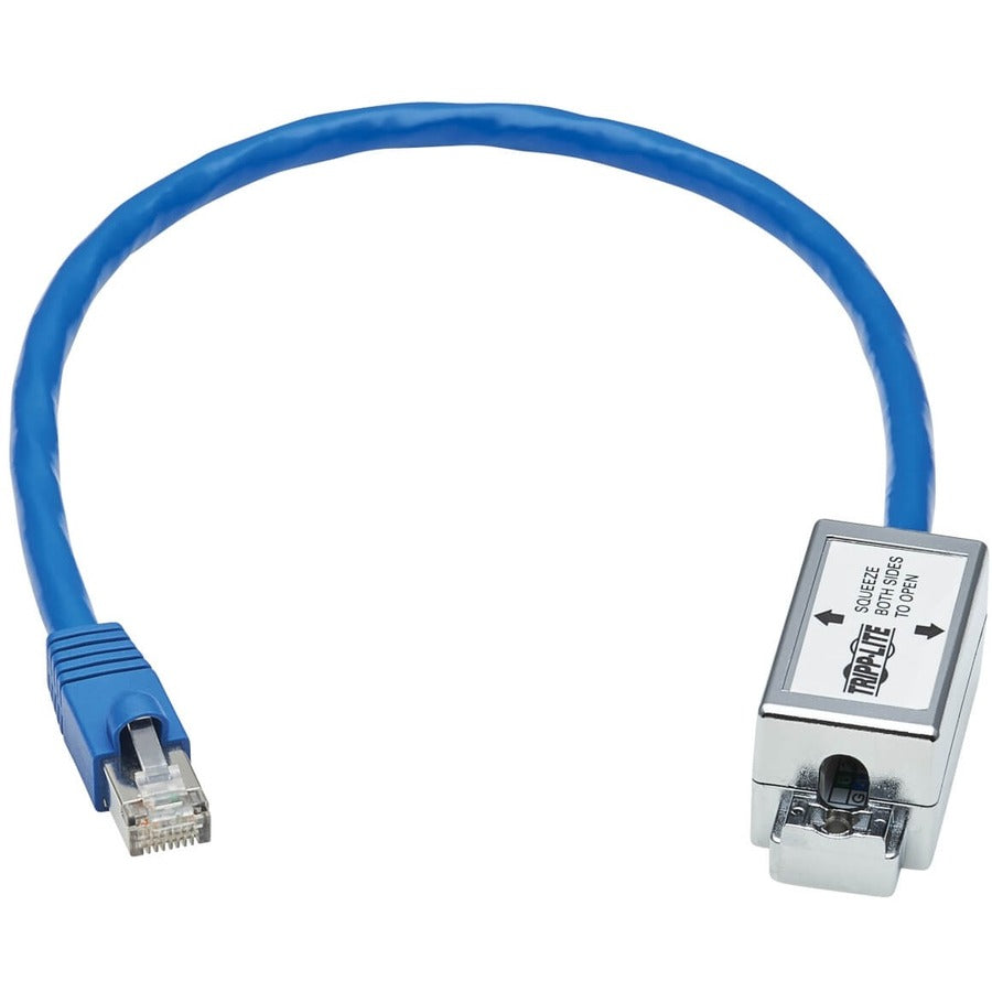 Tripp Lite by Eaton Ensemble de câbles de boîte de jonction Cat6a, 18 po, bleu N237A-P18N-WHSH