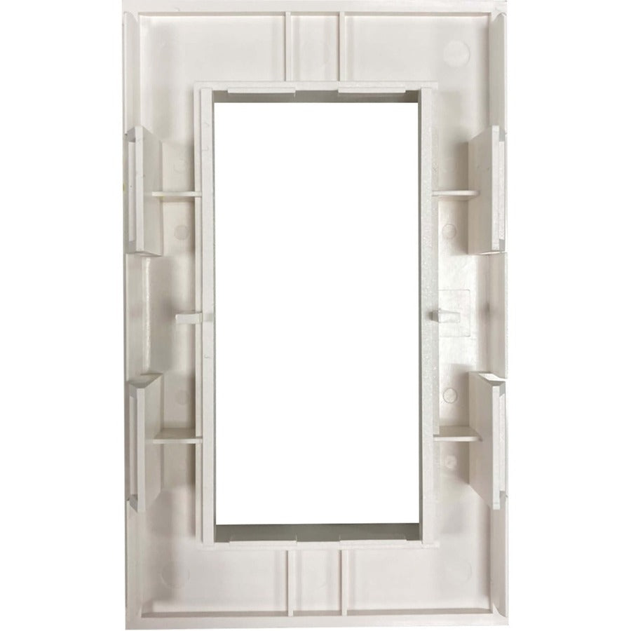 Tripp Lite by Eaton Double-Gang French-Style Gang Frame, White, TAA N042F-WF2