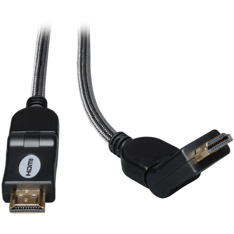 Tripp Lite 6 pieds câble HDMI haute vitesse vidéo numérique avec connecteurs audio pivotants 4K x 2K M/M 6' P568-006-SW