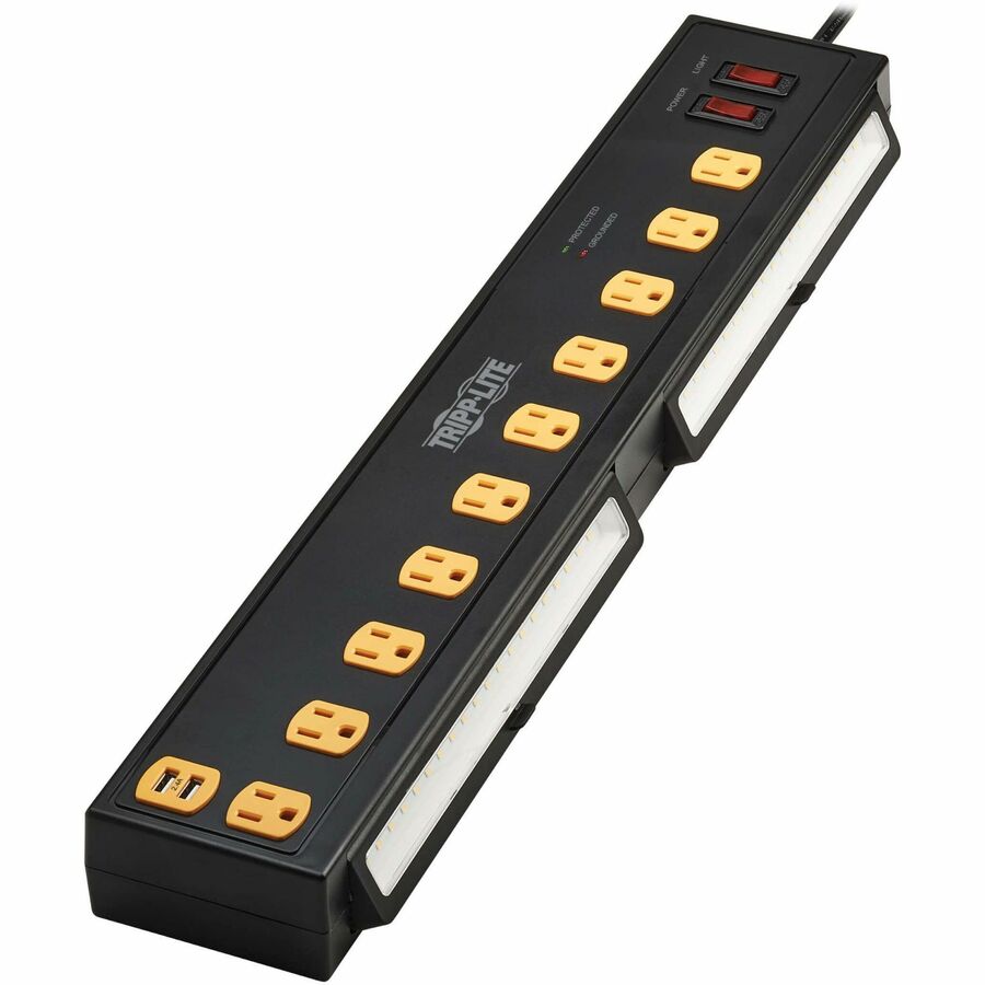 Tripp Lite par Eaton Protégez-le ! TLP1006USB Suppresseur/protecteur de surtension à 10 prises TLP1006USB