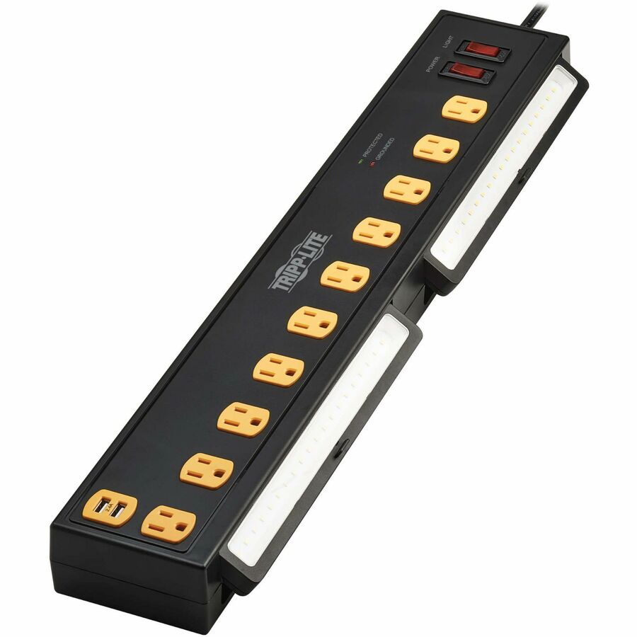 Tripp Lite par Eaton Protégez-le ! TLP1006USB Suppresseur/protecteur de surtension à 10 prises TLP1006USB