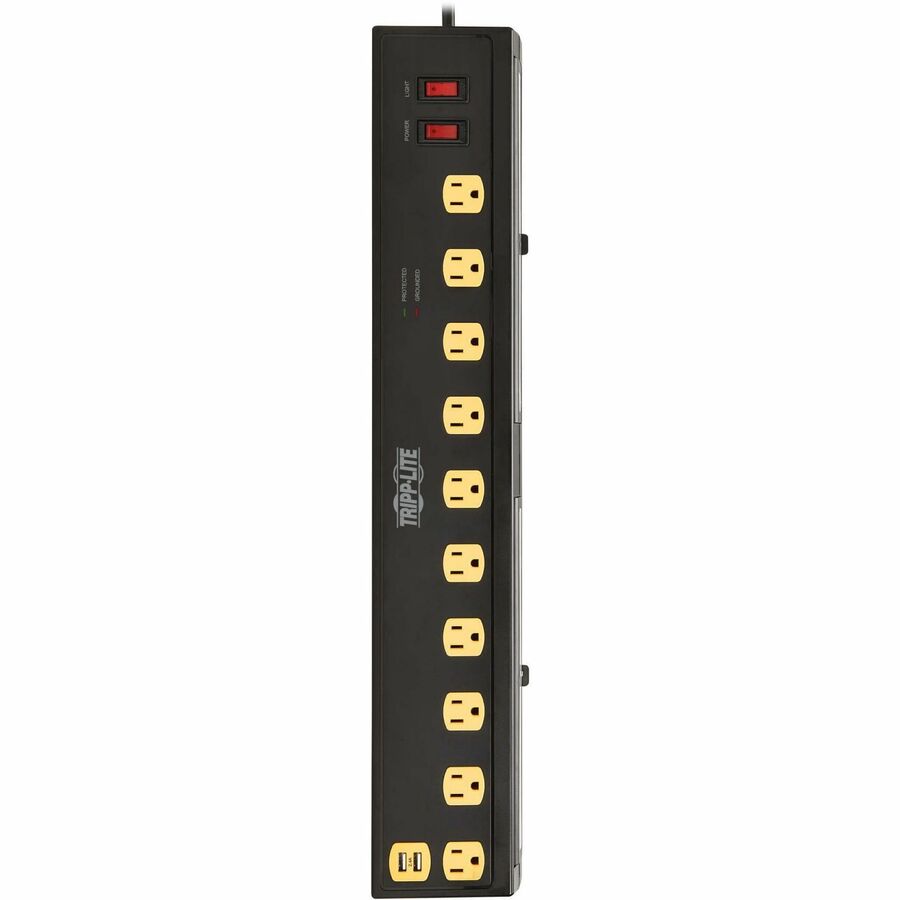 Tripp Lite par Eaton Protégez-le ! TLP1006USB Suppresseur/protecteur de surtension à 10 prises TLP1006USB