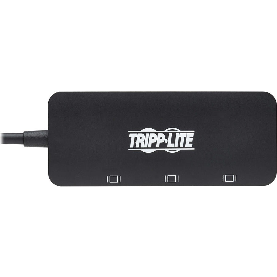 Tripp Lite by Eaton U444-3DP-MST USB-C Adapter, Triple Display, Black U444-3DP-MST