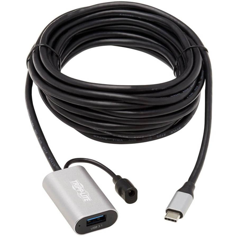 Tripp Lite by Eaton U330-05M-C2A USB-C Active Extension Cable, USB-C to USB-A (M/F), 16 ft. (5 m) U330-05M-C2A