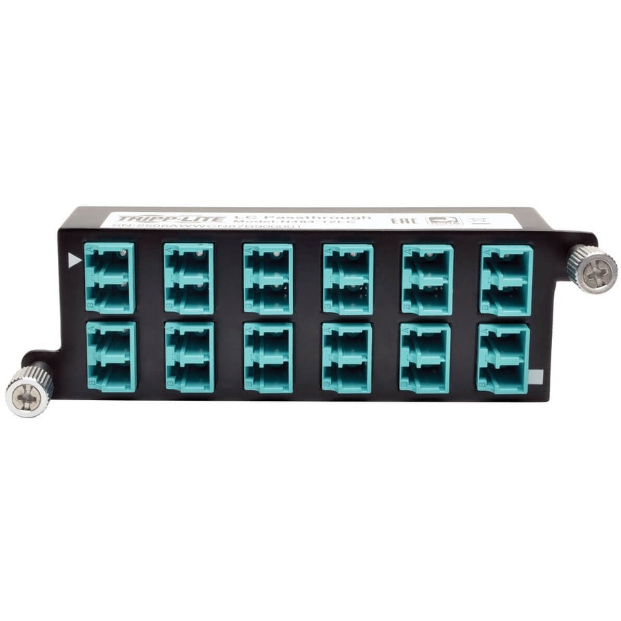 Tripp Lite 10GbE Cassette passe-système haute densité 12 LC Connexion duplex N484-12LC