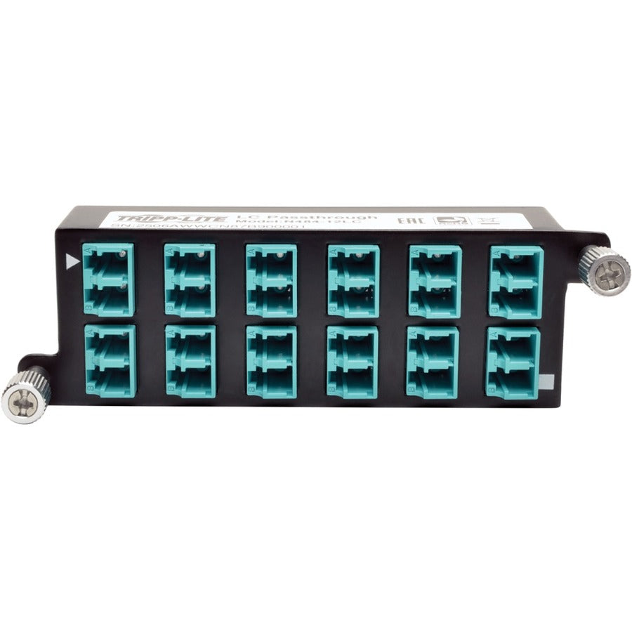 Tripp Lite 10GbE Cassette passe-système haute densité 12 LC Connexion duplex N484-12LC