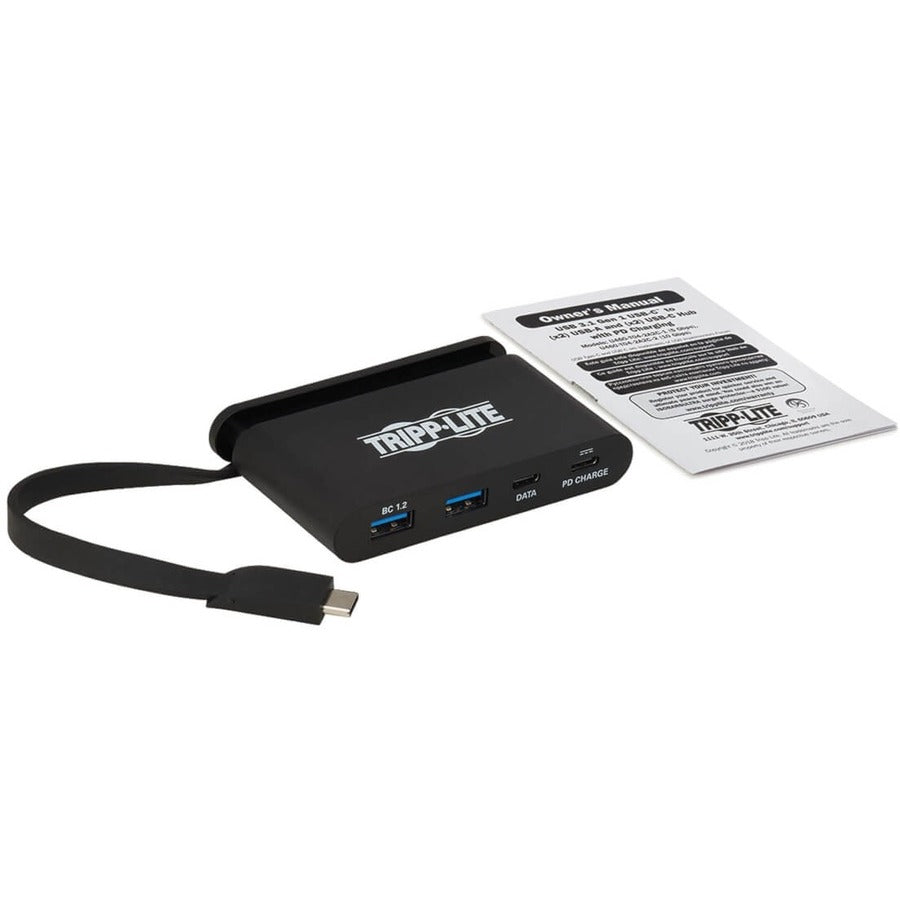 Tripp Lite by Eaton U460-T04-2A2C-1 USB 3.1 C Hub, 5 Gbps, Black U460-T04-2A2C-1