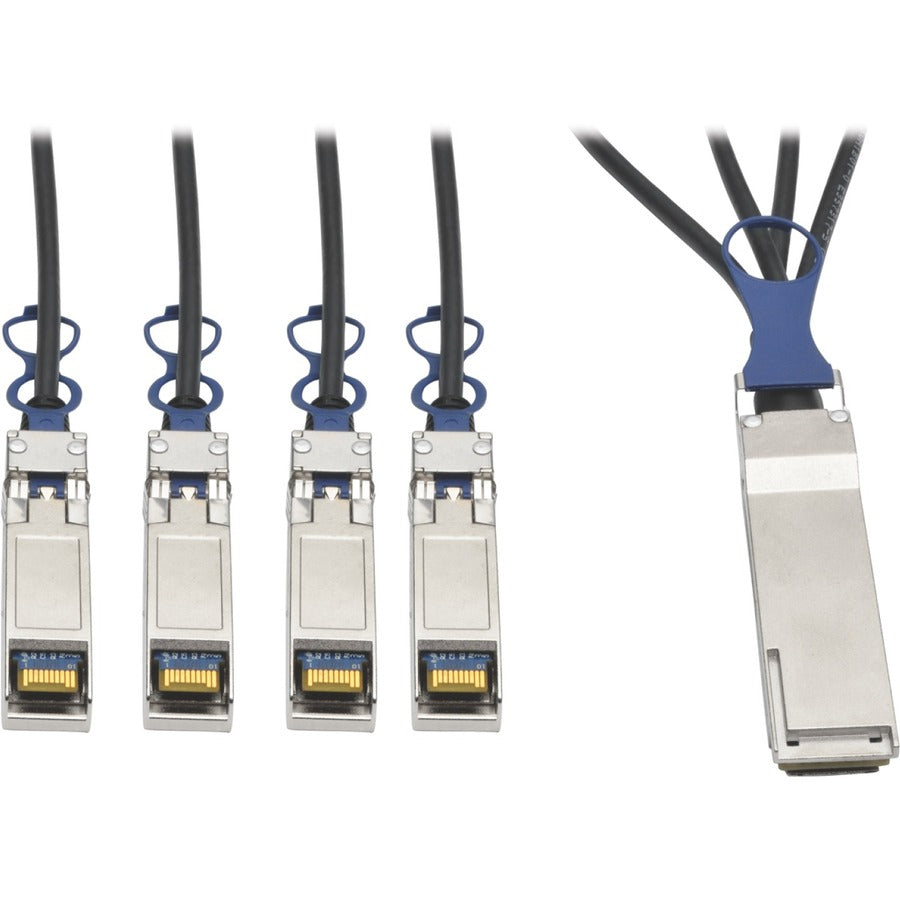 Tripp Lite by Eaton N281-02M-BK QSFP+/SFP+ Network Cable N281-02M-BK