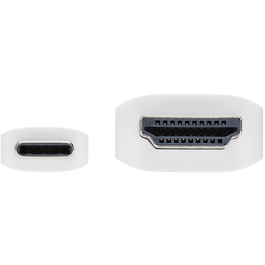 Tripp Lite by Eaton U444-003-HWE Câble adaptateur USB-C vers HDMI, M/M, blanc, 3 pieds U444-003-HWE